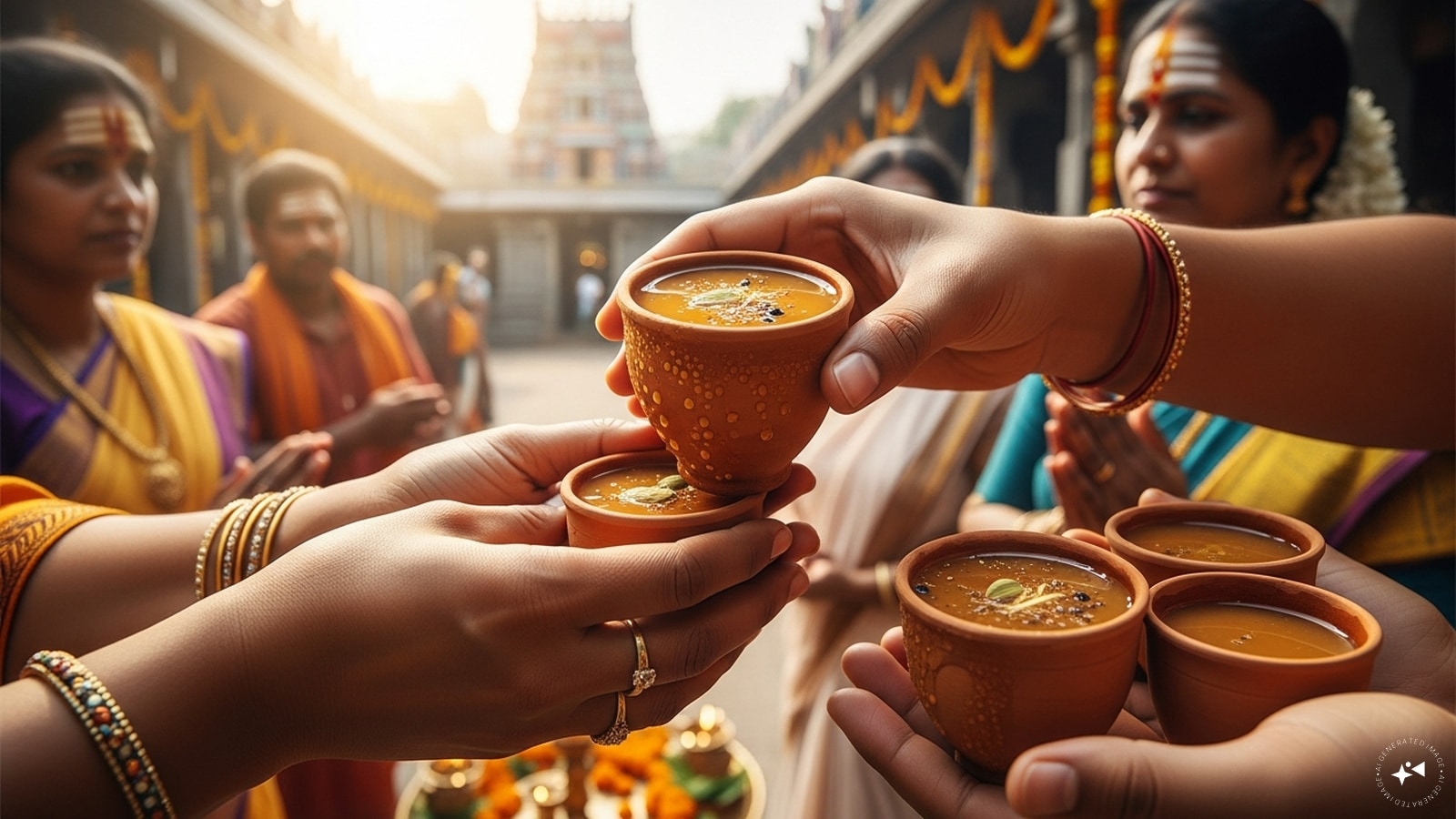 Panakam (South India): A signature offering during Ram Navami in states like Tamil Nadu and Andhra Pradesh, Panakam is a refreshing drink made with jaggery, water, black pepper, cardamom, and a hint of dry ginger. It’s believed to cool the body during the onset of summer and is often distributed in temples as prasad.