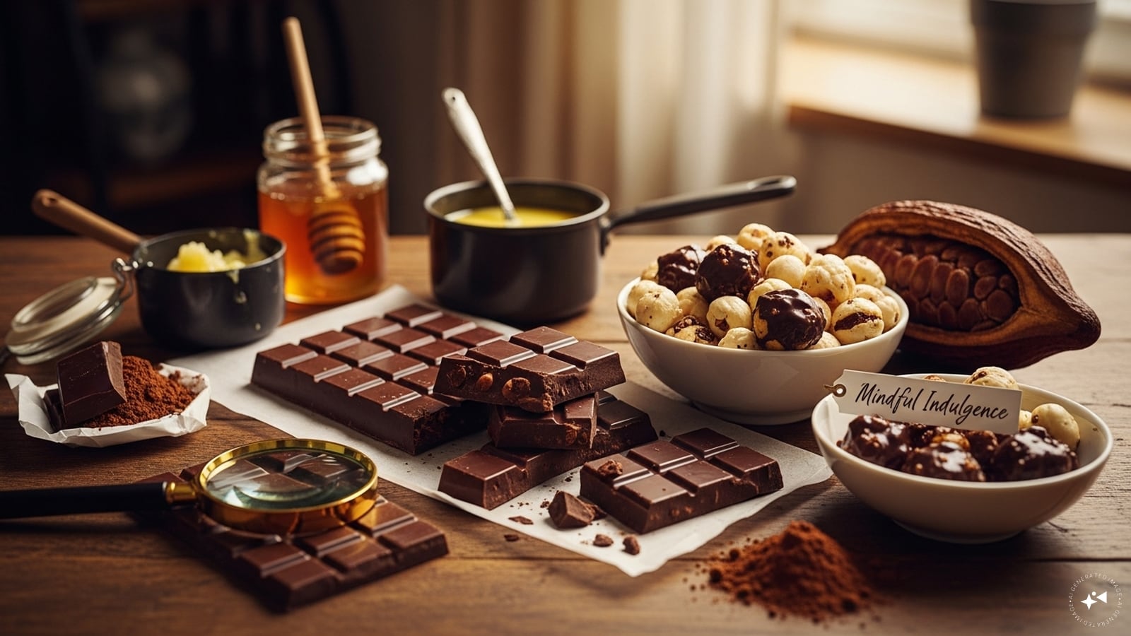  How To Enjoy Chocolate Mindfully?If you’re looking for a cocoa fix without breaking your spiritual discipline, follow these golden rules: - Opt For Dark Chocolate: Aim for high-quality dark chocolate (70% cocoa or higher). These usually have fewer additives and no grain-based fillers. - Check for "Lecithin": Most chocolates contain soy lecithin. While soy is a legume (usually avoided), many people find it acceptable in the tiny quantities found in chocolate. If you are a purist, look for sunflower lecithin instead. - Read the Fine Print: Avoid anything with "biscuit," "wafer," or "malt." - Homemade Chocolate: The safest way? Make your own! Mix cocoa powder with melted ghee or coconut oil and a bit of honey or jaggery. Pour it over some roasted Makhana (fox nuts) for a crunchy, chocolatey treat that is 100% Navratri-approved.