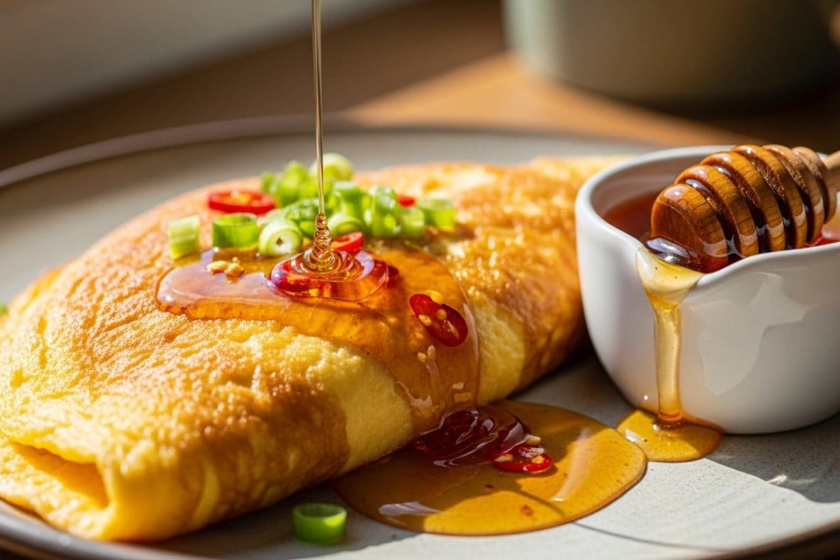 Sweet, Spicy, Cheesy: The Viral Hot Honey Omelette You Need To Try