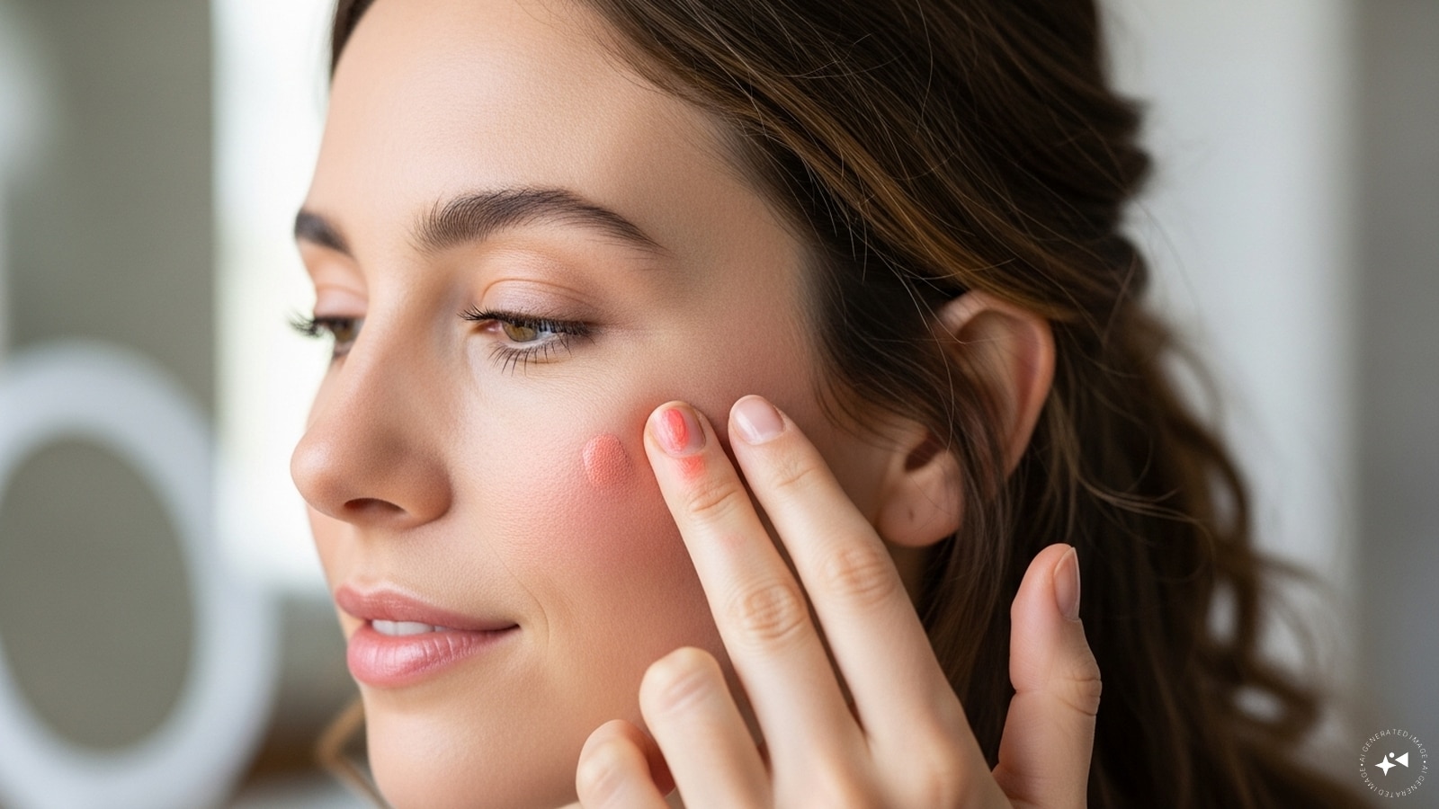 Apply Blush with Fingers: Instead of reaching for a brush, dab blush with your fingertips. The warmth of your fingers helps blend seamlessly into the skin, giving a natural flush and saving time on detailed brush blending.