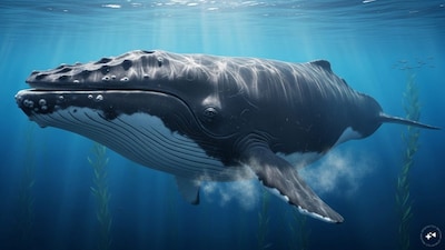 It's the only whale species that lives year-round in the Gulf of Mexico. (AI generated for representation)