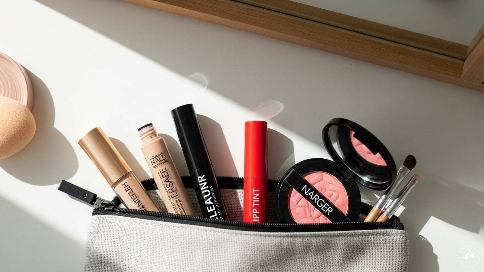 Organize Makeup for Accessibility: Keep daily essentials like concealer, mascara, lip tint, and blush in one easy-to-reach pouch. Reducing time spent searching for products speeds up your routine, allowing you to complete your makeup efficiently while staying organized.