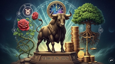 Taurus Horoscope today: Astrological predictions by Chirag Daruwalla for vrishabha rashi on March 26 2026. (AI generated image)