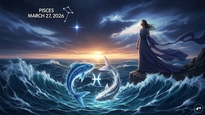 Pisces Horoscope Today: Astrological predictions by Chirag Daruwalla for meena rashi on March 27 2026. (AI generated image)