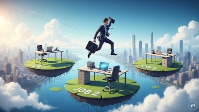 Gen Z professionals are switching jobs faster, prioritising skills, growth and flexibility over long-term company loyalty. (Image-AI)