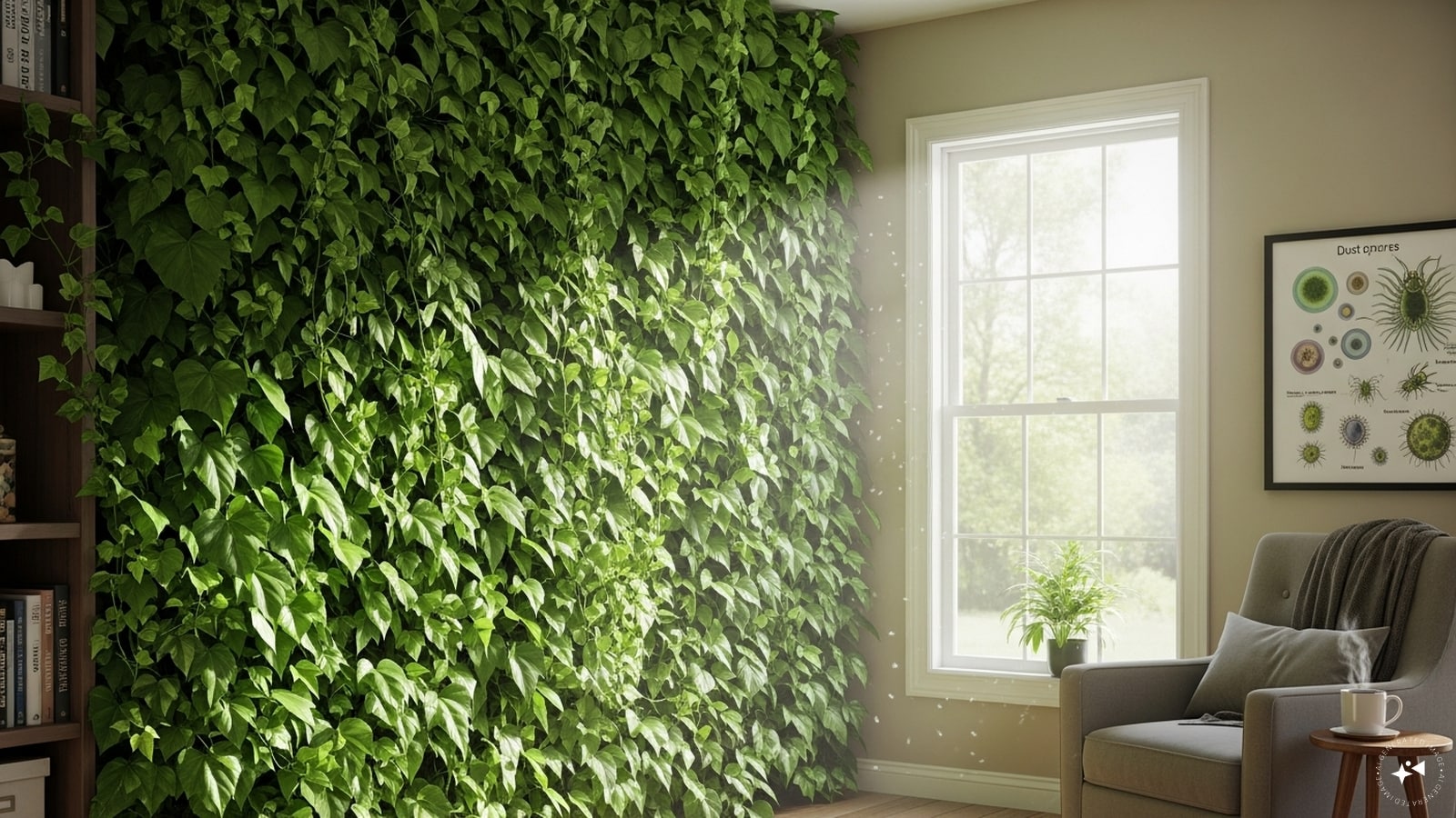 English Ivy: If you struggle with allergies, English Ivy is your best friend. Studies show it can significantly reduce airborne mold and feces particles. This trailing vine creates a lush "green wall" effect, providing privacy while scrubbing the air of irritating allergens.