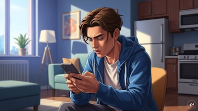 For Gen Z, texting feels less intrusive than unexpected phone calls. (AI generated image)