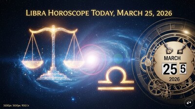 Libra Horoscope Today: Astrological predictions by Chirag Daruwalla for tula rashi on March 25, 2026. (AI generated image)