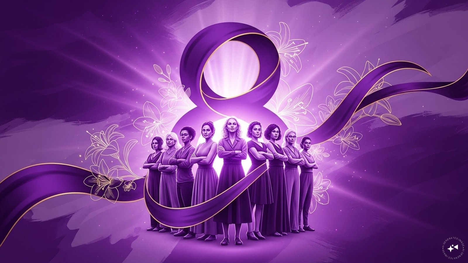 Purple has historically been associated with power, nobility and ambition. Within the context of the women’s rights movement, it symbolises the determination of women to achieve equal rights and recognition in society. Today, purple is often used in Women’s Day campaigns, social media posts, lighting of monuments and corporate initiatives supporting gender equality.