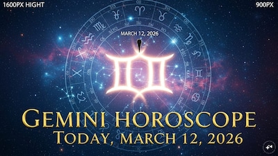 Gemini Horoscope today: Astrological predictions by Chirag Daruwalla for mithuna rashi on March 12, 2026. (AI generated image)