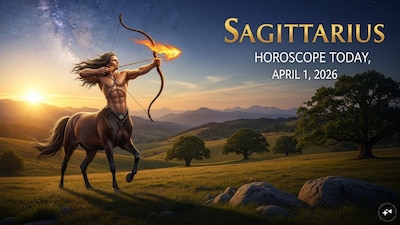 Sagittarius Horoscope Today: Astrological predictions by Chirag Daruwalla for dhanu rashi on April 1 2026. (AI generated image)