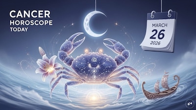 Cancer Horoscope Today: Astrological predictions by Chirag Daruwalla for kark rashi on March 26 2026. (AI generated image)