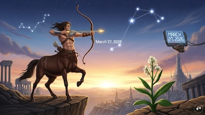 Sagittarius Horoscope Today: Astrological predictions by Chirag Daruwalla for dhanu rashi on March 27 2026. (AI generated image)