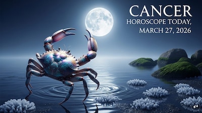 Cancer Horoscope Today: Astrological predictions by Chirag Daruwalla for kark rashi on March 27 2026. (AI generated image)