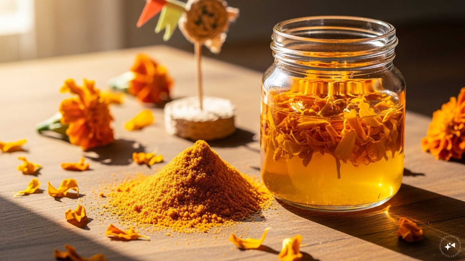 Orange – Marigold Petals: Sun-dry marigold petals and crush them into powder for a warm orange hue. For liquid colour, soak petals overnight in water. This floral option smells pleasant and adds a festive, natural touch to celebrations. Orange – Marigold Petals: Sun-dry marigold petals and crush them into powder for a warm orange hue. For liquid colour, soak petals overnight in water. This floral option smells pleasant and adds a festive, natural touch to celebrations.