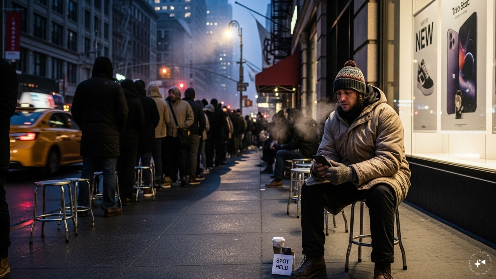 Professional Line Stander: In fast-paced cities like New York, some people actually pay others to wait in line for them. Professional line standers spend hours outside stores during major product launches or exclusive events, holding a spot for clients who would rather skip the wait and save their time.