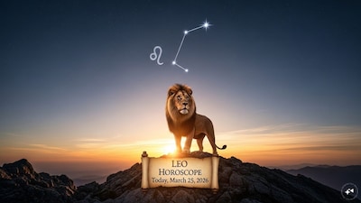 Leo Horoscope Today: Astrological predictions by Chirag Daruwalla for simha rashi on March 25 2026. (AI generated image)