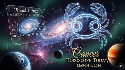 Cancer Horoscope Today: Astrological predictions by Chirag Daruwalla for kark rashi on March 4, 2026. (AI generated image)