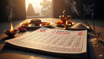 Aaj Ka Panchang, March 19, 2026: Tithi, Muhurat and Rahu Kaal. (AI generated image)
