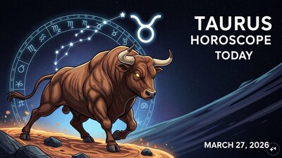 Taurus Horoscope today: Astrological predictions by Chirag Daruwalla for vrishabha rashi on March 27 2026. (AI generated image)