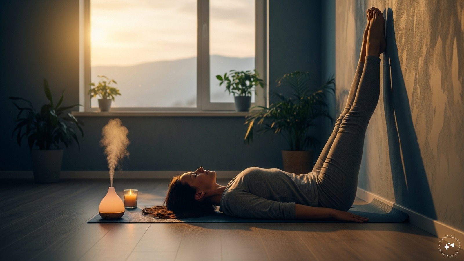 Legs-Up-the-Wall (Viparita Karani): A gentle inversion that works wonders for circulation and lymphatic drainage. By resting your legs vertically against a wall, you alleviate tired feet, reduce swelling, and trigger the body’s relaxation response—making it the perfect "reset" after a long day.