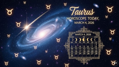 Taurus Horoscope today: Astrological predictions by Chirag Daruwalla for vrishabha rashi on March 4, 2026. (AI generated image)