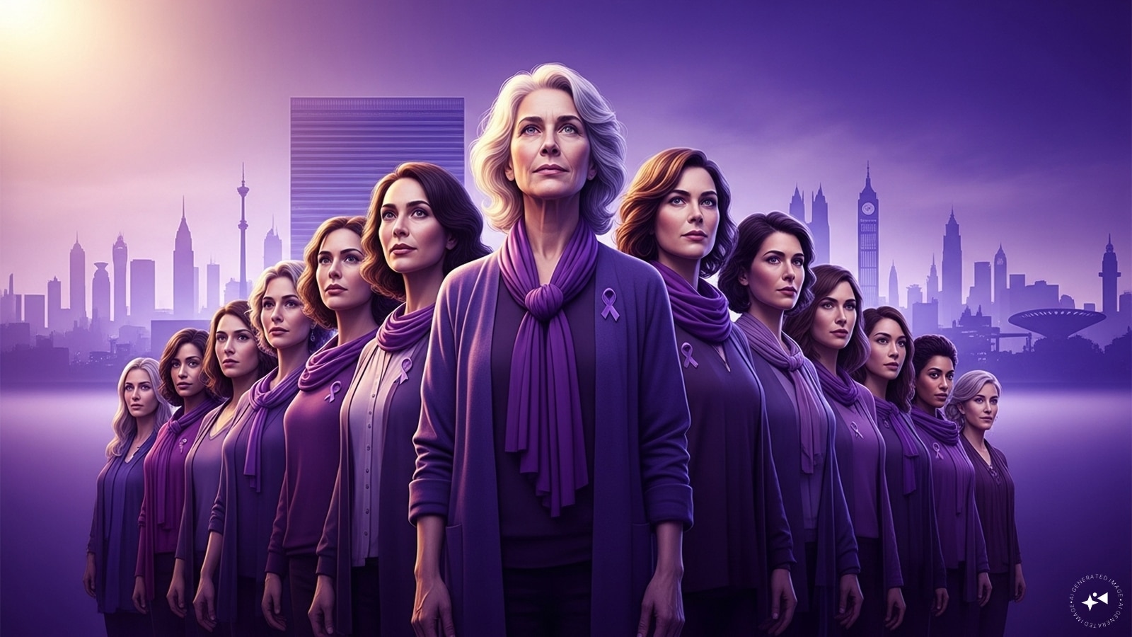 The colours remain a powerful visual reminder of the long struggle for gender equality. Organisations such as the United Nations and advocacy groups around the world often use purple in their campaigns marking International Women's Day.