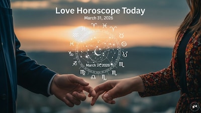 Love Horoscope Today, March 31, 2026, Know daily relationship horoscope for zodiac signs. (AI generated image)