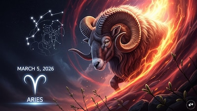 Aries Horoscope Today: Astrological predictions by Chirag Daruwalla for mesha rashi on March 5 2026. (AI generated image)