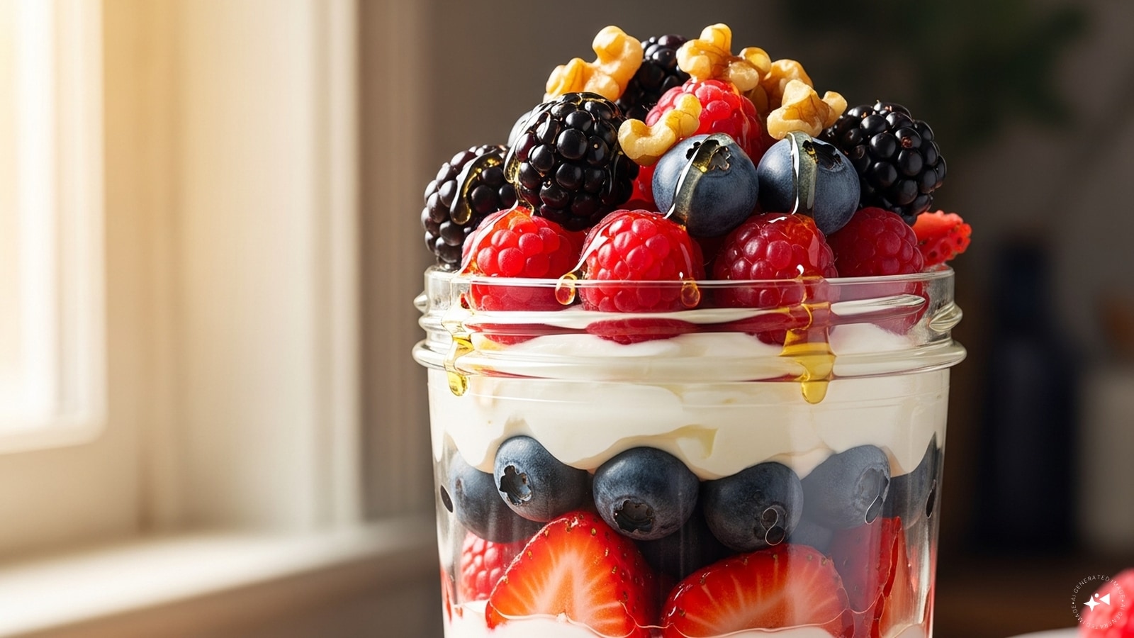 Berry and Greek Yogurt Parfait: Berries are packed with antioxidants that fight oxidative stress, while Greek yogurt provides probiotics for the "gut-brain axis." Topped with walnuts for extra healthy fats, this breakfast or snack keeps blood sugar stable, preventing the irritability associated with hunger.