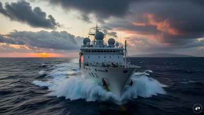 India’s response to China’s grey-zone maritime strategy, in times of neither war nor peace, a deliberate campaign of intelligence-gathering, infrastructure seeding, and presence-by-stealth, is taking shape across multiple fronts. (AI generated image)