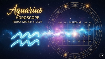 Aquarius Horoscope Today: Astrological predictions by Chirag Daruwalla for kumbha rashi on March 4, 2026. (AI generated image)