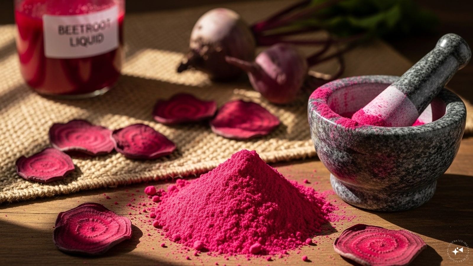 Pink – Beetroot Powder: Dry beetroot slices in the sun and grind them into a fine powder for a vibrant pink colour. You can also boil beetroot in water for a liquid version. It is safe, natural, and leaves a beautiful rosy tint. Pink – Beetroot Powder: Dry beetroot slices in the sun and grind them into a fine powder for a vibrant pink colour. You can also boil beetroot in water for a liquid version. It is safe, natural, and leaves a beautiful rosy tint.