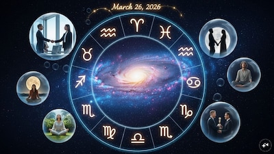 Daily Horoscope Today, March 26, 2026: Daily horoscope by Chirag Daruwalla. (AI generated image)