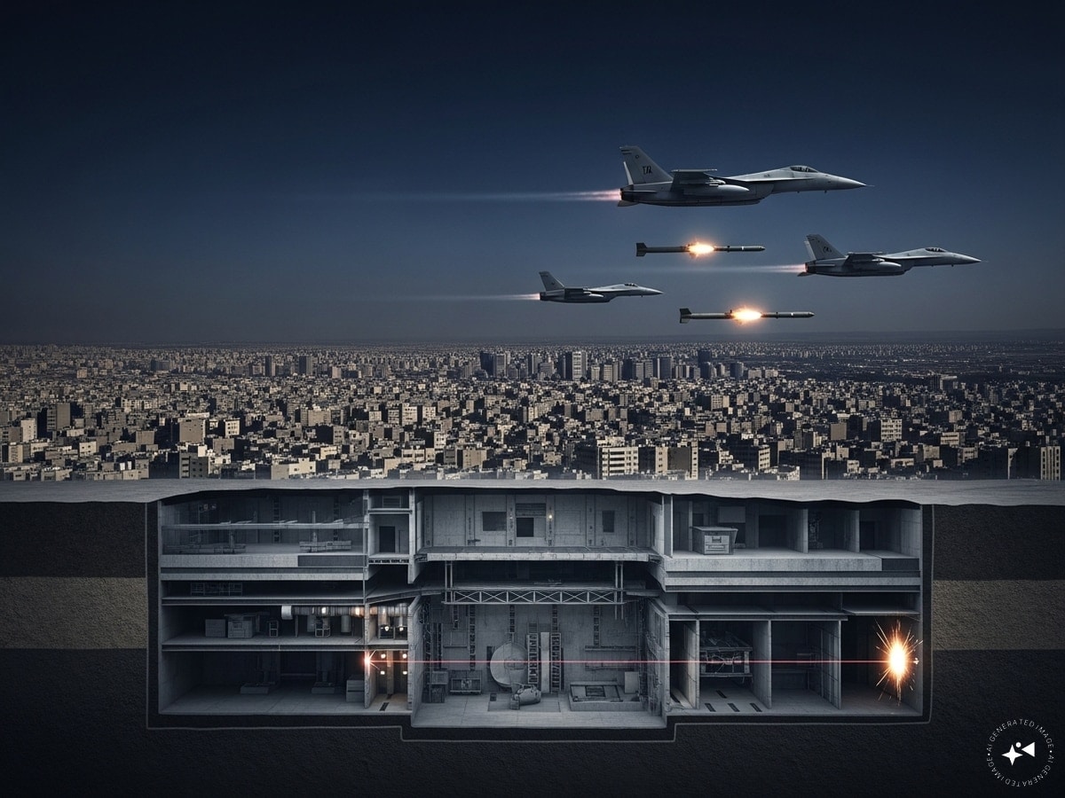 Bunker buster bomb, Bunker buster bomb price, Bunker buster bomb cost, GBU-31 BLU-109, JDAM smart bomb, B-2 Spirit bomber strike, bunker buster cost, US-Iran war