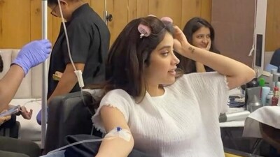 Celebrities like Janhvi Kapoor are known to get IV drip therapy