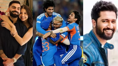 Celebs Celebrate Team India.