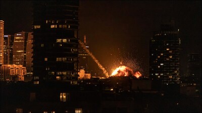 Iran and Israel continued to launch attacks at each other in the sixth day of the war. (AFP)