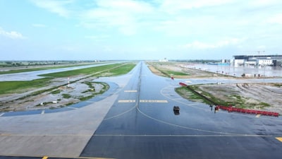 Jewar Airport in Noida: This new greenfield airport marks a significant step in enhancing regional connectivity and driving economic growth in Uttar Pradesh. (Image: NIAirport/Instagram)