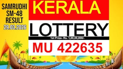 Kerala Lottery Result Today: The first prize winner of Samrudhi SM-48 will take home Rs 1 crore. (Image: Shutterstock)
