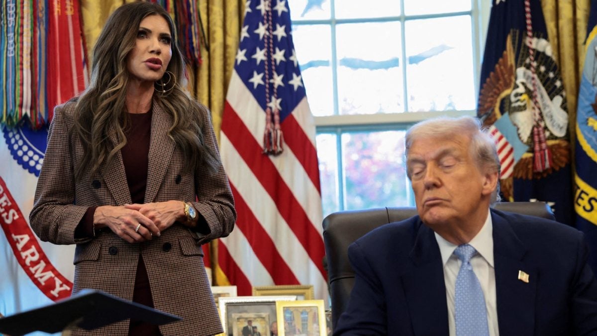 Trump Announces Firing Of Homeland Security Chief Kristi Noem, Names Markwayne Mullin As Replacement