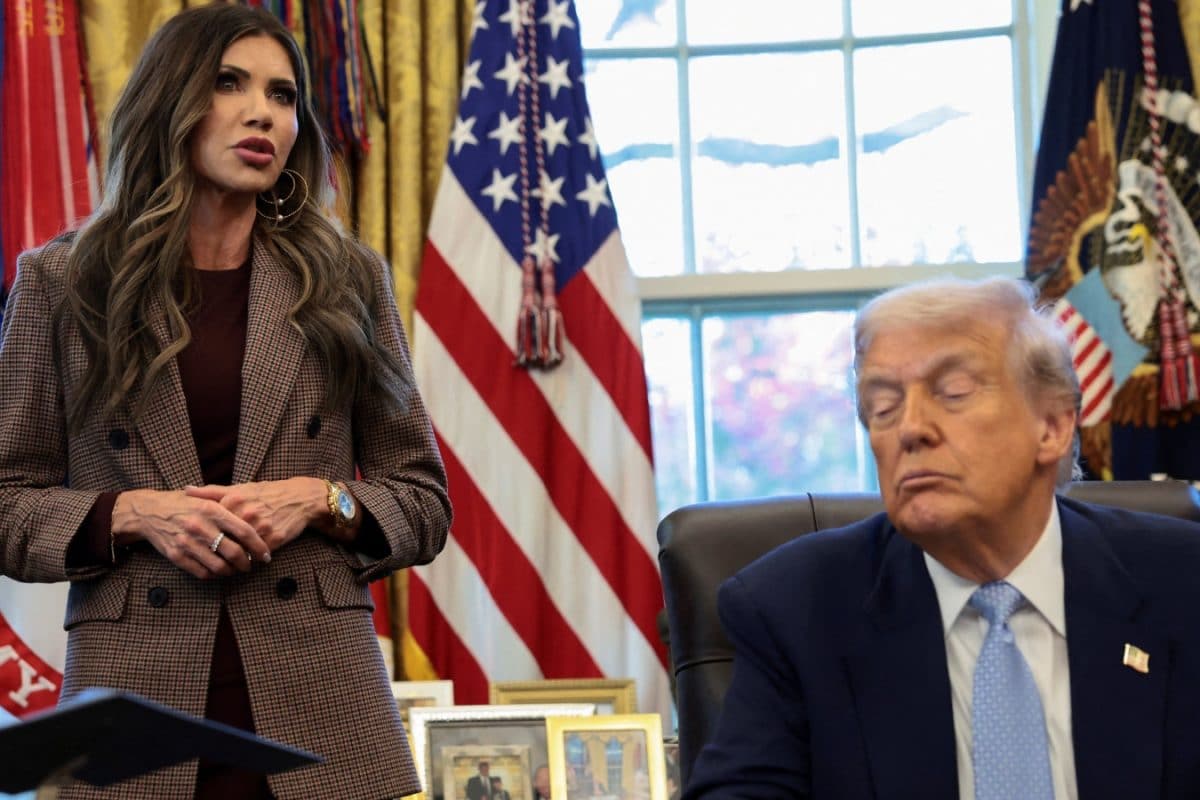 Trump Announces Firing Of Homeland Security Chief Kristi Noem, Names Markwayne Mullin As Replacement