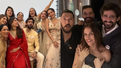 Neha Dhupia shared photos on X.