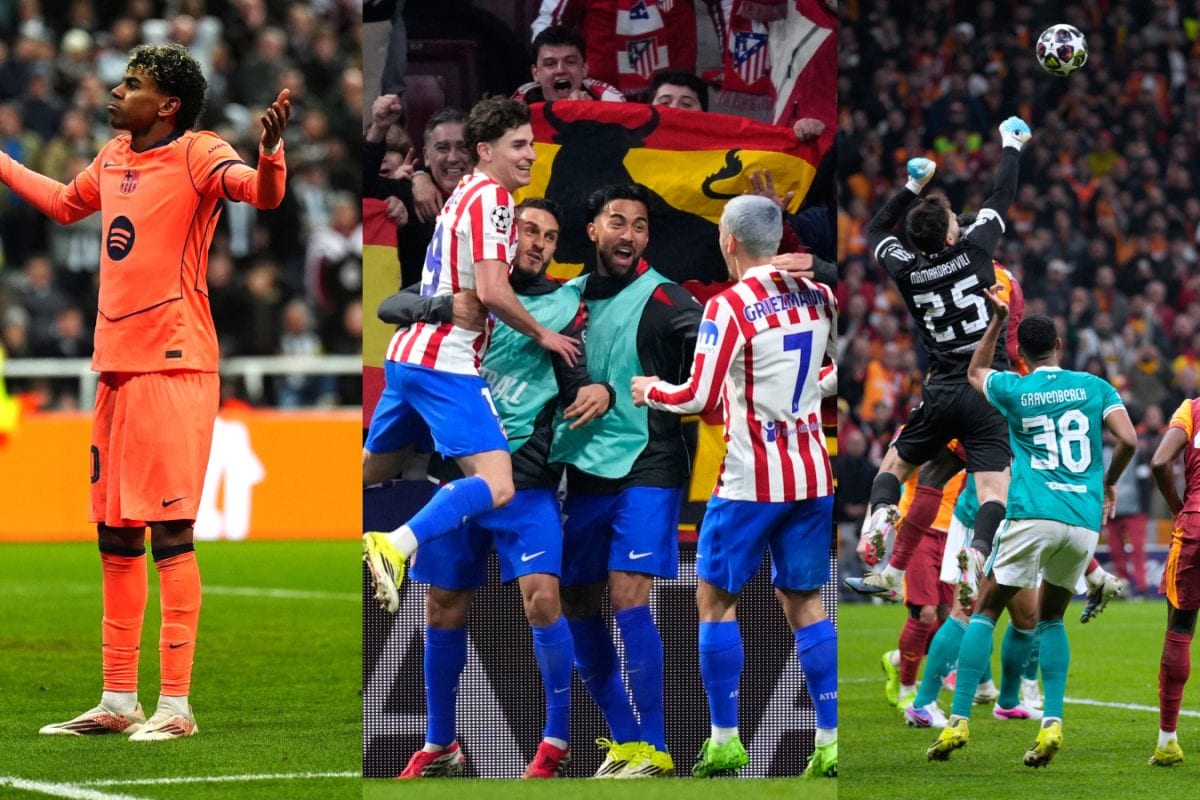 Champions League Highlights: Lamine Yamal Secures 1-1 Draw For Barcelona, Liverpool Lose To Galatasaray And Atletico Thrash Spurs