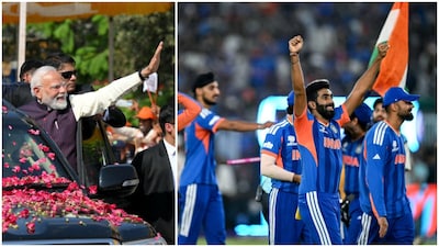 India romped to a 96-run victory over New Zealand in the ICC Men’s T20 World Cup 2026. (AFP photos)