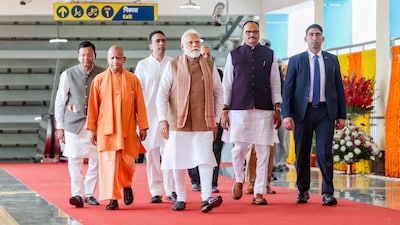 Uttar Pradesh CM Yogi Adityanath has said that a formal request has been sent to PM Narendra Modi to inaugurate the Noida International Airport on March 28. (PTI/File)