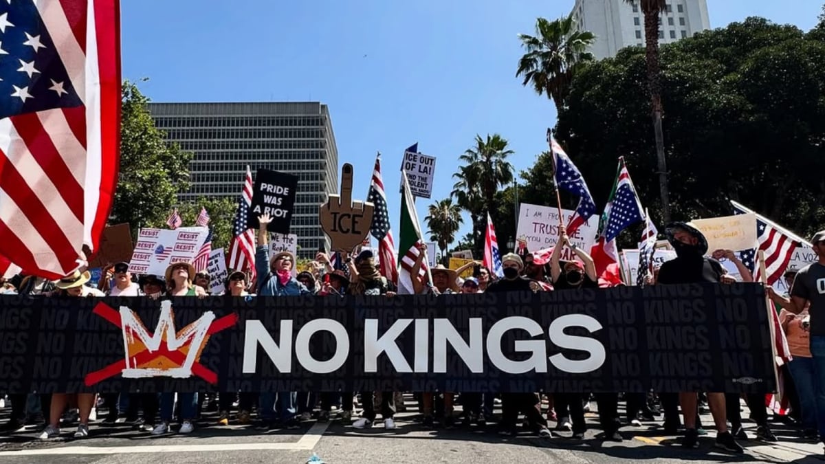 PHOTOS: Millions March In No Kings Protests