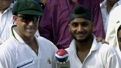 Harbhajan Singh singlehandedly tormented the all-conquering Australian side. (Image: Wisden_Asia/X, formerly Twitter)