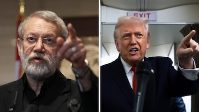 Iran's security chief Larijani warns US President Donald Trump (Image credit: Reuters) 