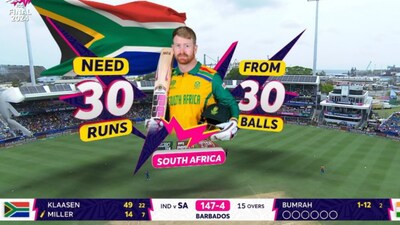 South Africa losing from 30 off 30 equation in 2024 T20 World Cup Final remains one of the biggest unsolved mysteries of cricket according to Indian fans. 